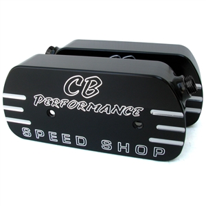 CB Speed Shop Billet Valve Covers - Black Anodized (set of 2)