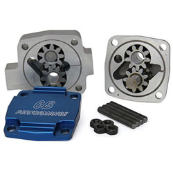 1745bl 4 Gear Dry Sump Oil Pump - for use with 3 bolt camshaft (Blue Cover)