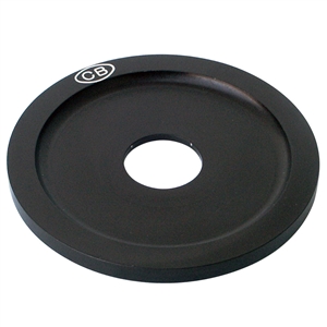 1886 NO LONGER AVAILABLE Solid Billet Pulley Cover (Black)