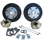 Disc Brake Kit - Super Beetle to 73 1/2, 5 Lug Studs are preinstalled for 911 Alloy Wheels