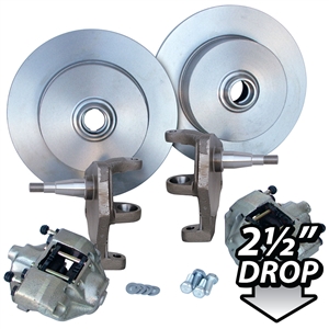 Dropped Disc Brake Kit (Ball Joint) with BLANK Rotors
