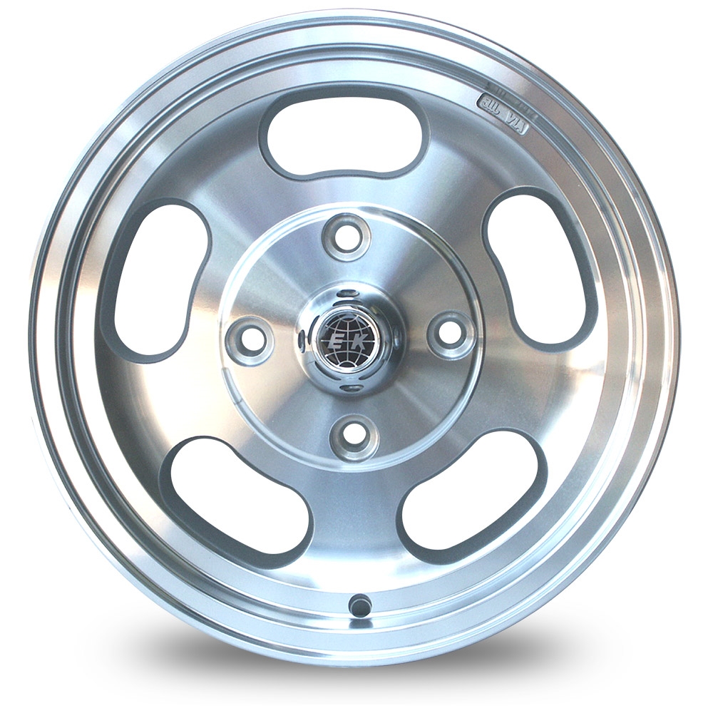 Vw 5 Lug Wheels: 4810 Flat 4 Slotted Dish Wheel (4 Lug VW) 15 X 5.5.