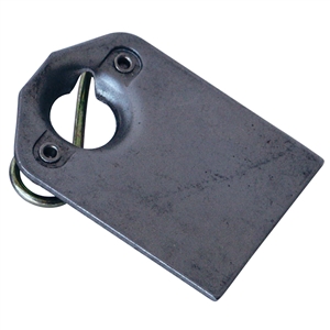 5681 DZUS Style Mounting Tab with Spring Clip Attached
