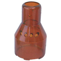 6157 NO LONGER AVAILABLE Buggy Whip Bulb Shield - Amber