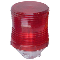 6196 Buggy Whip Lamp Shield - Red