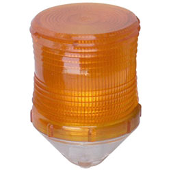 6197 Buggy Whip Lamp Shield - Amber
