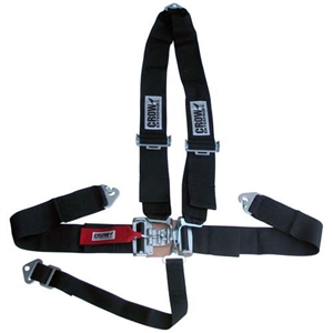 7014 No Longer Available CROW Seat Belt - 5 Way 'V' Harness - Snap-In (one seat)