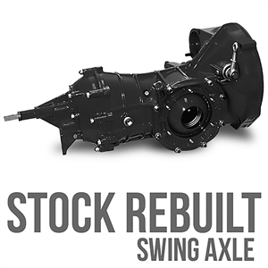 Stock Rebuilt Transaxle - SWING AXLE (specify Ring & Pinion)