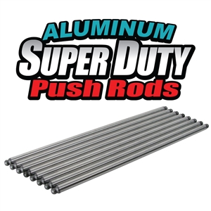 1623 Aluminum Super Duty Push Rods - Stock 13, 15, & 1600 Length (set of 8)