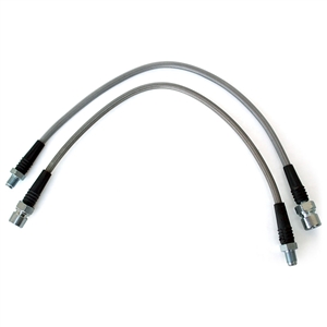 4325 Brake Lines - DOT Stainless Steel - fits Type-1 '65-66 and Type-2 '56-67 (male/female) Front