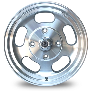 4810 NO LONGER AVAILABLE Flat4 Slotted Dish Wheel (4 Lug VW) 15 x 5.5''