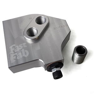 1650 Oil Filter Mount - Bypass Style (Clear Anodized)