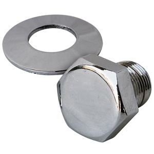 2054 Chrome Plated Engine Pulley Bolt & Washer