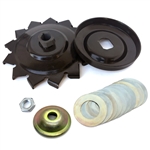 2163 Alternator Pulley With Cooling Fins - Complete Kit