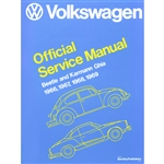 2861 Volkswagen Beetle and Karman Ghia Service Manual 66-69