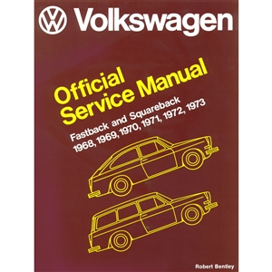 2864 Volkswagen Fastback and Squareback Offical Service Manual 68-73
