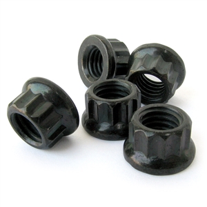 3334 12 point 8mm x 10mm Flange Nuts - Grade 8 (each)