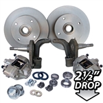 4191 Dropped Disc Brake Kit (Link Pin) 4 Lug Pre-65 Sedans