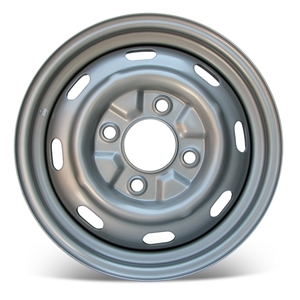 4241 Mangels 15 x 4.5" 4-Lug Steel Wheel (Silver Finish) OEM Quality