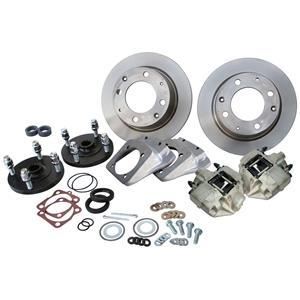 4271 Competition Rear Disc Brake Kit without Parking Brakes, fits long swing axle, 1968 only - Late 4 Lug bolt pattern