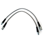 4325 Brake Lines - DOT Stainless Steel - fits Type-1 '65-66 and Type-2 '56-67 (male/female) Front