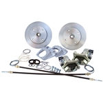 4621 ROTOHUBâ„¢ Rear Disc Brake Kit with Parking Brakes, fits long swing axle, 1968 only - Late 4 lug bolt pattern