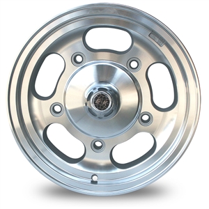 4807 NO LONGER AVAILABLE Flat4 Slotted Dish Wheel (5 Lug VW) 15 x 5.5''