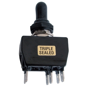 5084 Triple Sealed Toggle Switch (Double Pole, Double Throw)