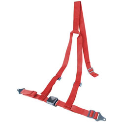7038 No Longer Available CROW Seat Belt - 2" Street & Buggy Harness - Red (one seat)