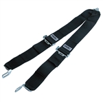 7046 CROW Seat Belt - 3" Shoulder Harness - Black (one seat) roll bar mount