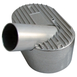 7615 Aluminum Pressure Cover - right side, 2" inlet fits Competition Eliminator w/straight manifolds