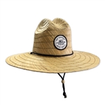 7759 CB Performance Round Logo Straw Hat (Dye Sublimated Patch)