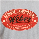 Genuine Weber T-Shirt - Dark Heather Grey - Small (7909)