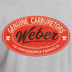 Genuine Weber T-Shirt - Dark Heather Grey - Large (7912)