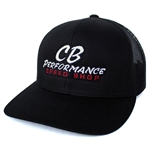 7981 Black Mesh Hat - Speed Shop Logo (Snapback)
