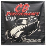7984 CB Speed Shop Vinyl Banner (4' x 4')