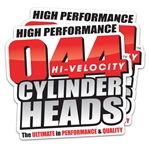 7991 Stickers - High Performance 044â„¢ Cylinder Heads Sticker (2 pack)