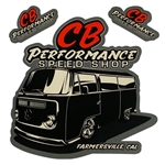 8003 Stickers - CB Performance Speed Shop (Bay Window Bus)