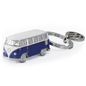8037 NO LONGER AVAILABLE-VW Bus 3D Model Key Ring (Blue)