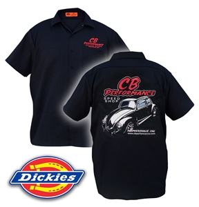 8080old NO LONGER AVAILABLE Dickies Shop Uniform - Speed Shop Bug - Black - Small