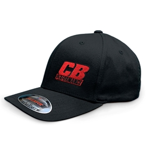 Black Flexfit Hat - Red CB Performance Logo (specify size)