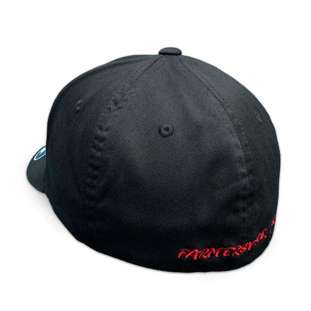 - Red Logo Black Flexfit Performance size) (specify CB Hat