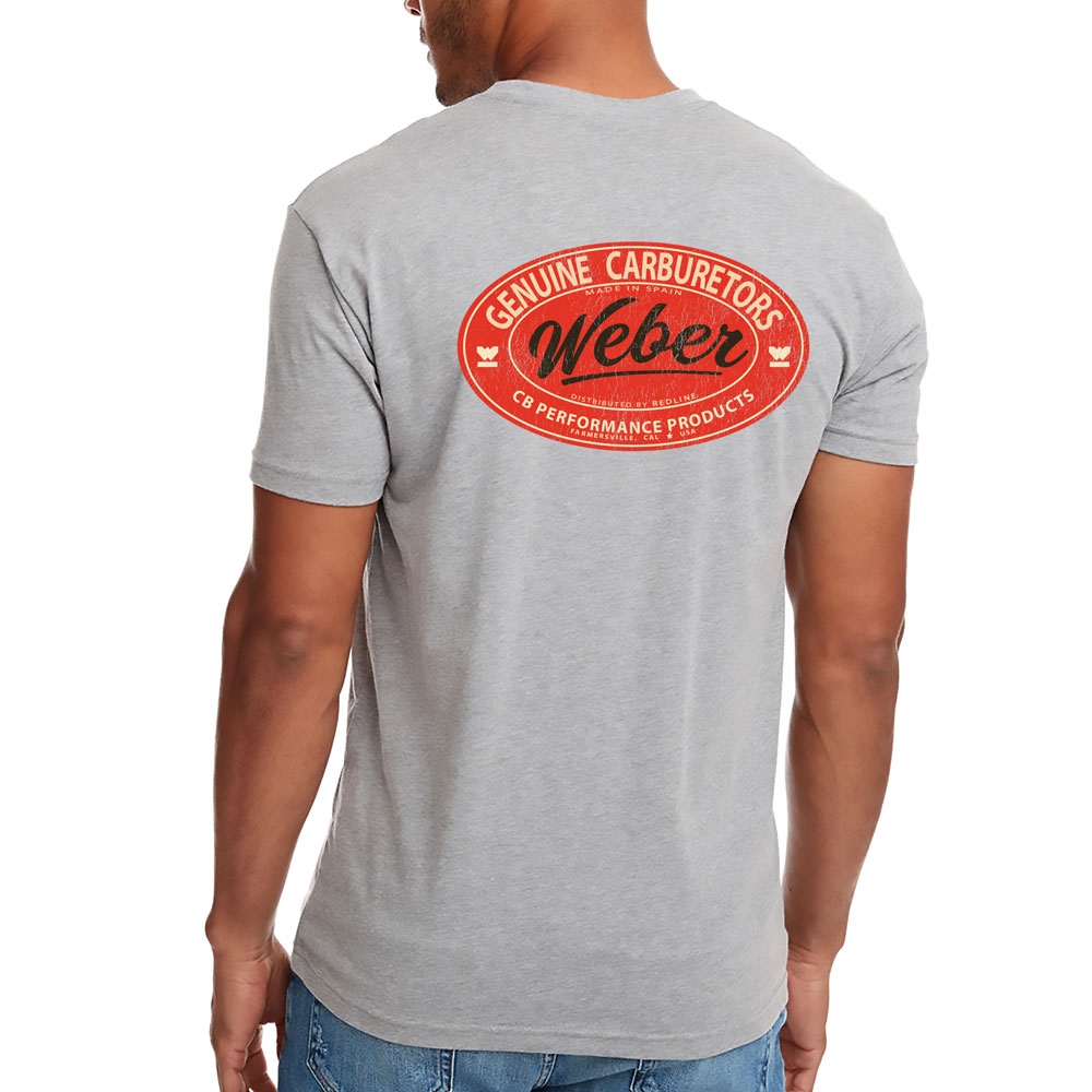 Genuine Weber T-Shirt - Dark Heather Grey (specify size)