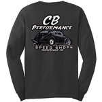 Grey Speed Shop T-shirt - Long Sleeve (specify size)