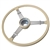 I-235 Flat4 Banjo Steering Wheel (ivory) 15 1/2"