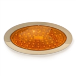 SP07 LED Light with Chrome Plastic Rim (Amber)