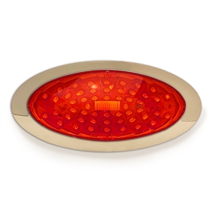 SP08 No Longer Available LED Light with Chrome Plastic Rim (Red)