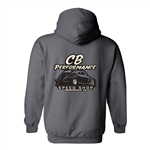 CB Speed Shop Hoodie - Charcoal Grey (specify size)