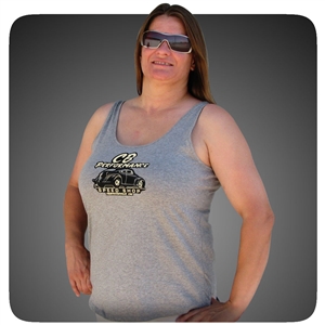 NO LONGER AVAILABLE CB Speed Shop Cotton Swing Tank Top - Heathered Grey