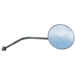 T2-129b Type-2 Vintage Flat4 '50-67 Stainless Side Mirror (Right Side)